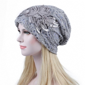 Fabulous Hollow Out Spets Dam Hatt För Höst Och Vinter