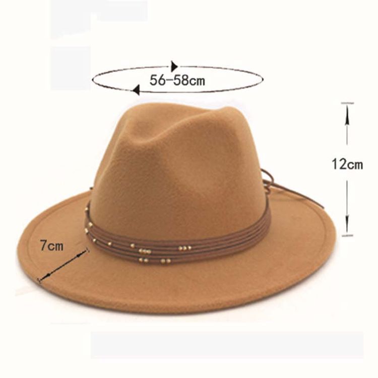 Fedora-Hatt I Vanlig Ullblandning