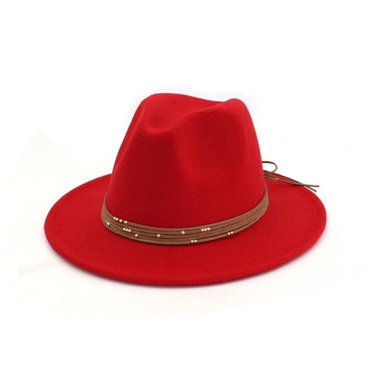 Fedora-Hatt I Vanlig Ullblandning