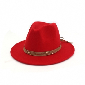 Fedora-Hatt I Vanlig Ullblandning