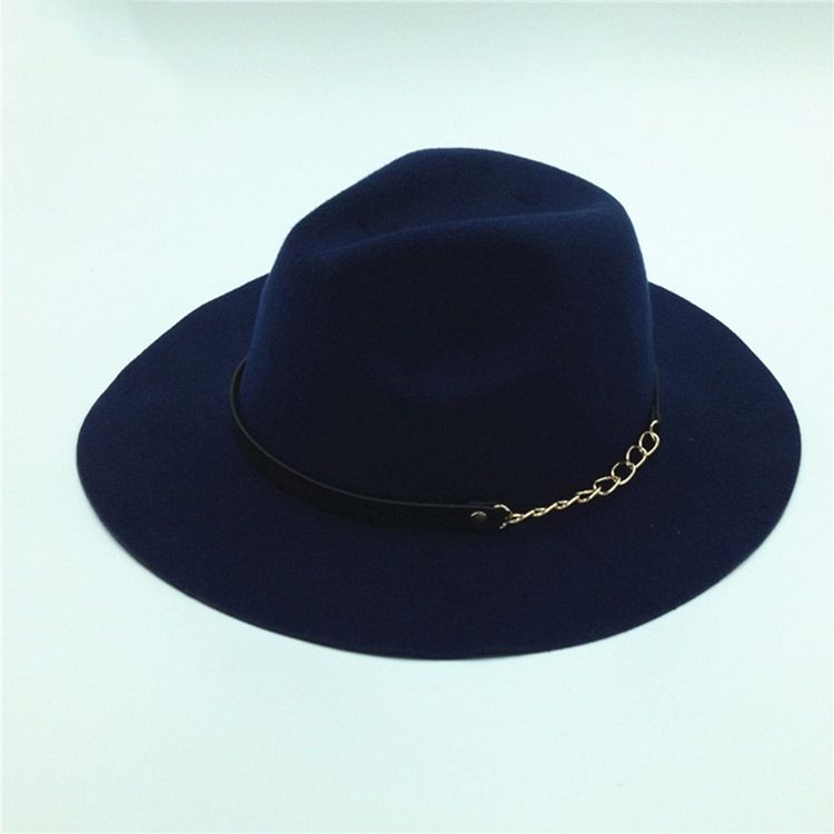 Fedora Wool Blends Vanliga Vinterhattar