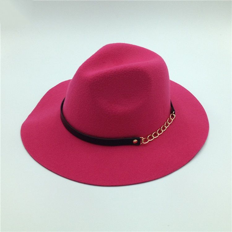 Fedora Wool Blends Vanliga Vinterhattar