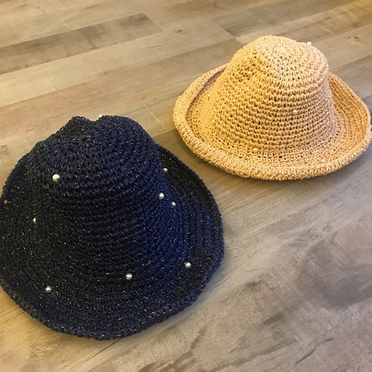 Halm Hollow Plain Pearl Hat