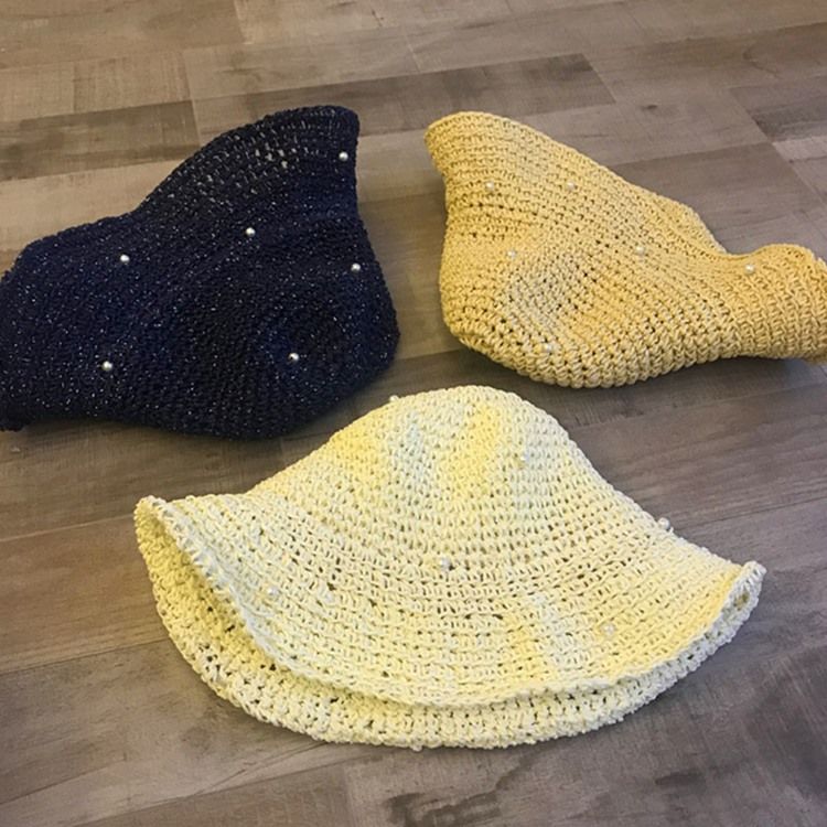Halm Hollow Plain Pearl Hat
