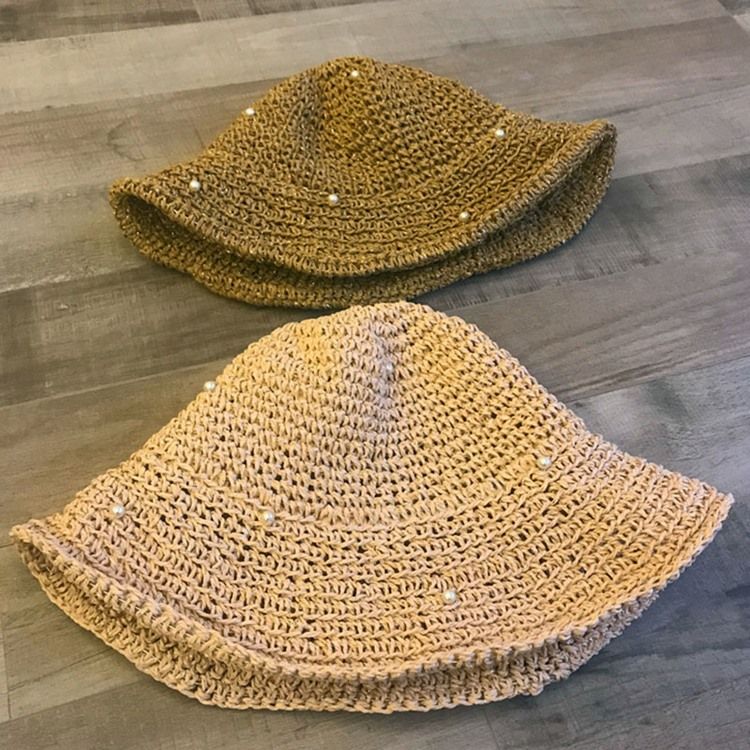 Halm Hollow Plain Pearl Hat