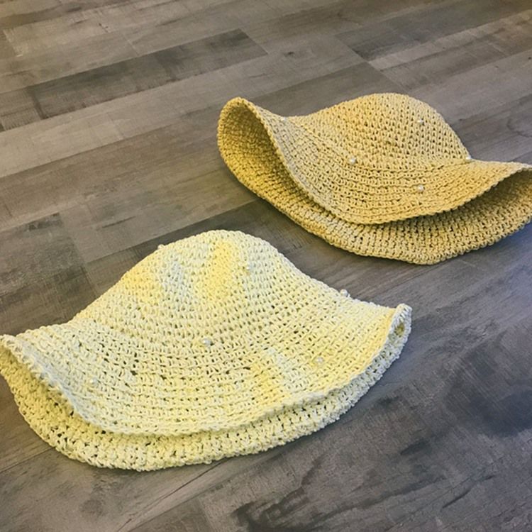 Halm Hollow Plain Pearl Hat