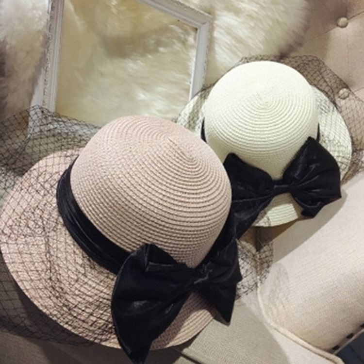 Mesh Halm Vanlig Sommarhatt