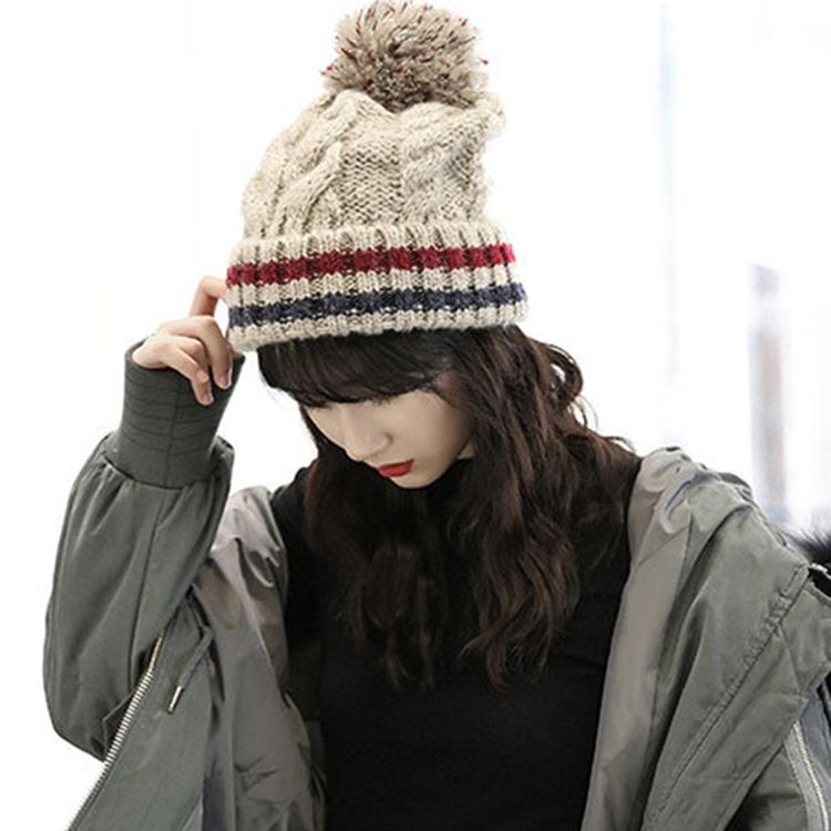 Patchwork Stickade Randhöst Casual Hattar