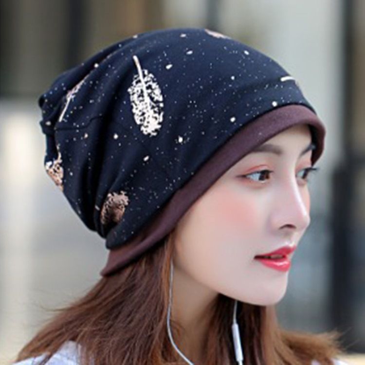 Print Skullies & Beanies Vinter Casual Dammössor