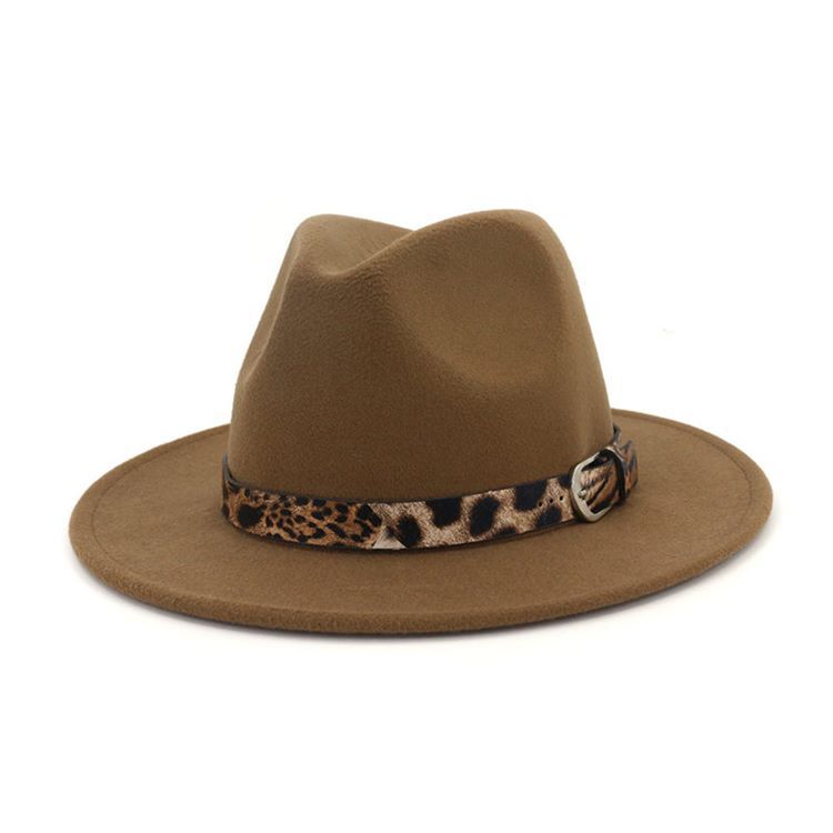 Print Ullblandningar Leopard Vinterhattar