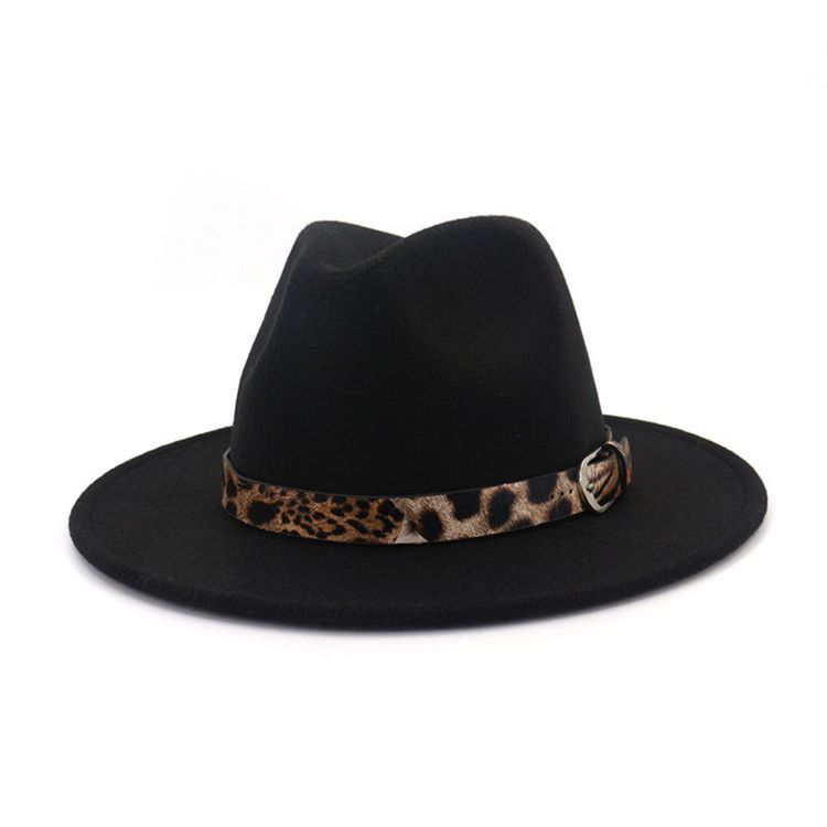 Print Ullblandningar Leopard Vinterhattar