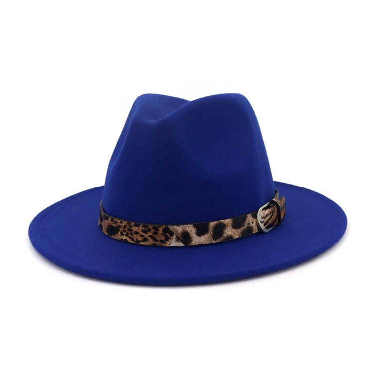 Print Ullblandningar Leopard Vinterhattar