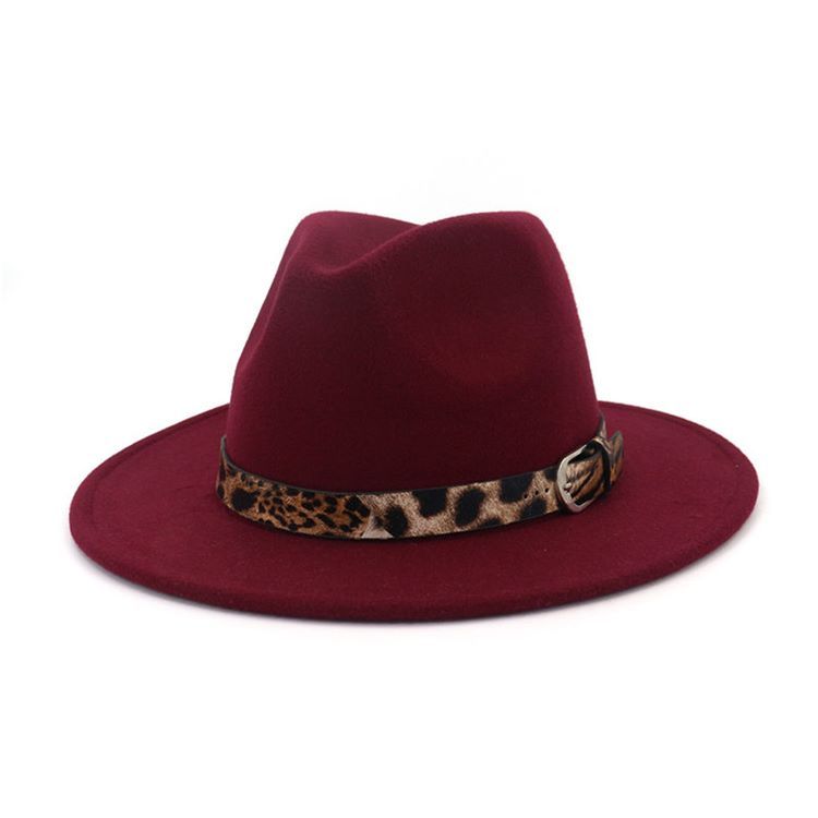 Print Ullblandningar Leopard Vinterhattar