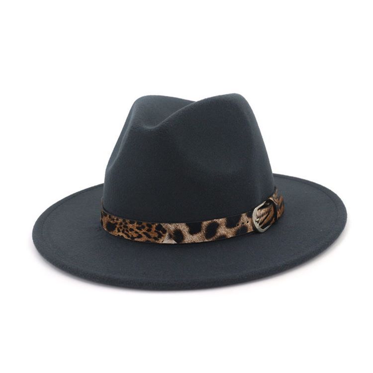 Print Ullblandningar Leopard Vinterhattar