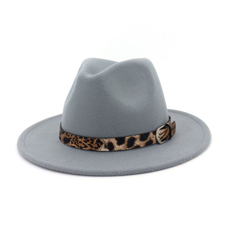 Print Ullblandningar Leopard Vinterhattar
