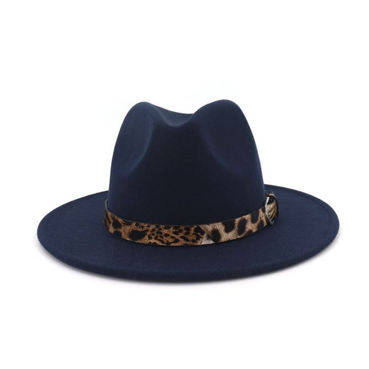 Print Ullblandningar Leopard Vinterhattar