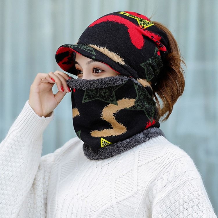 Skullies & Beanies Mode Rutiga Vinterhattar