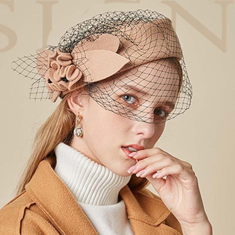 Söta Mesh Vanliga Fedora-Hattar