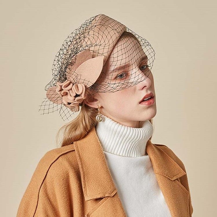 Söta Mesh Vanliga Fedora-Hattar