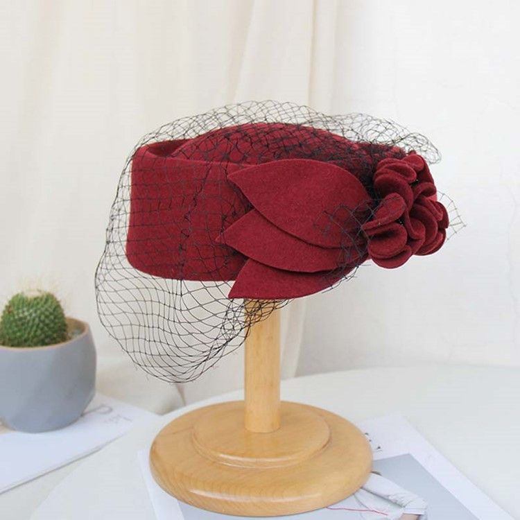Söta Mesh Vanliga Fedora-Hattar