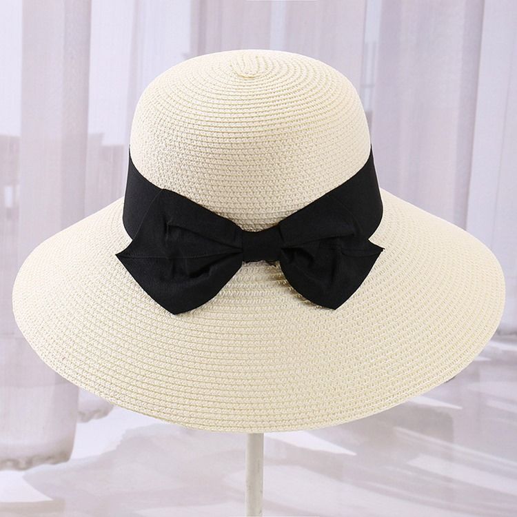 Straw Korean Plain Sommar Hat