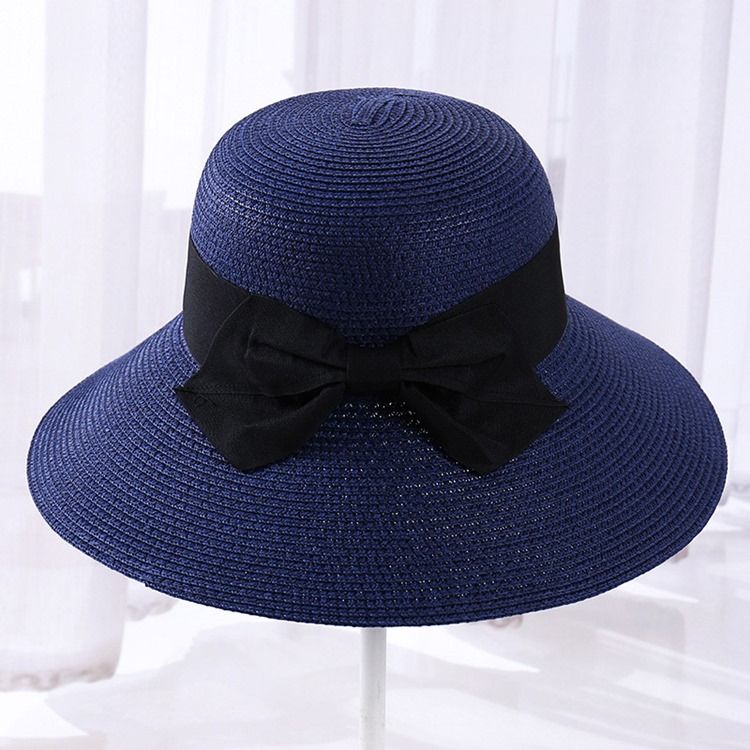 Straw Korean Plain Sommar Hat
