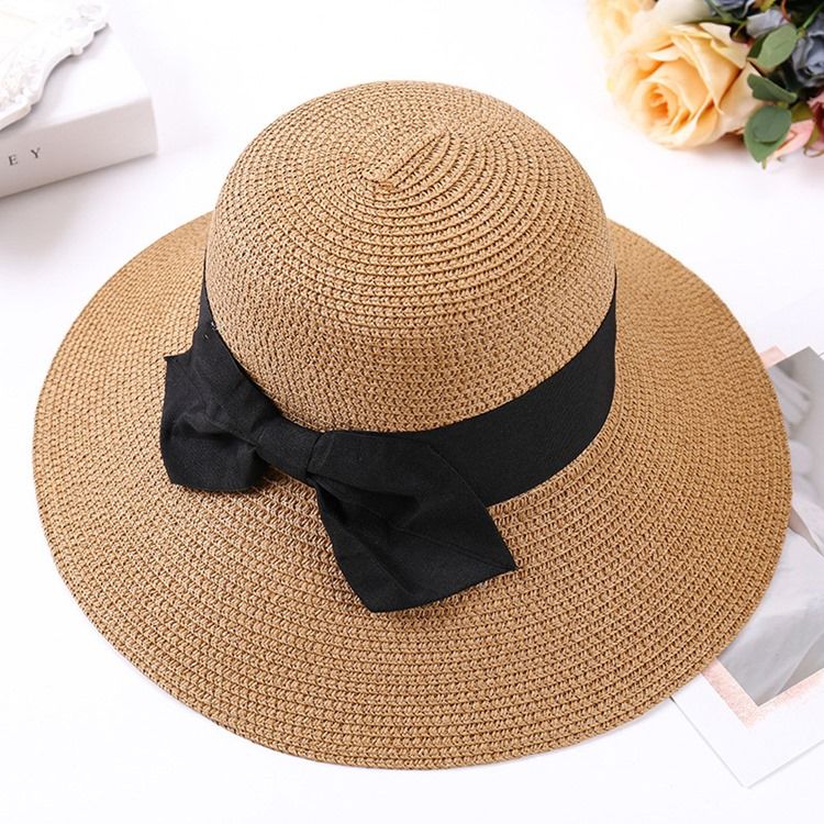 Straw Korean Plain Sommar Hat