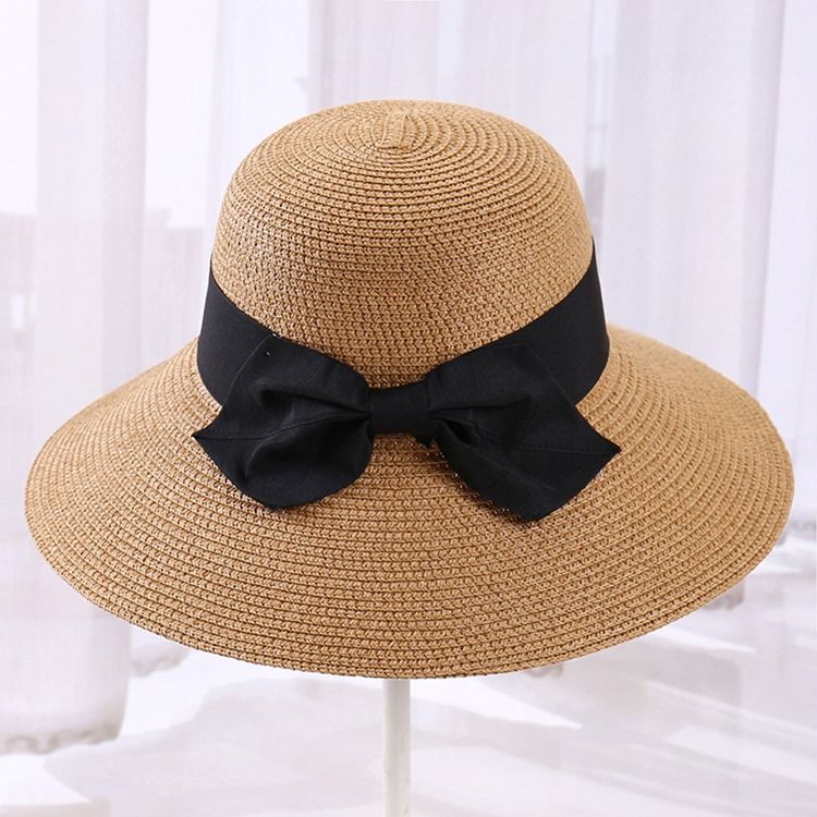 Straw Korean Plain Sommar Hat