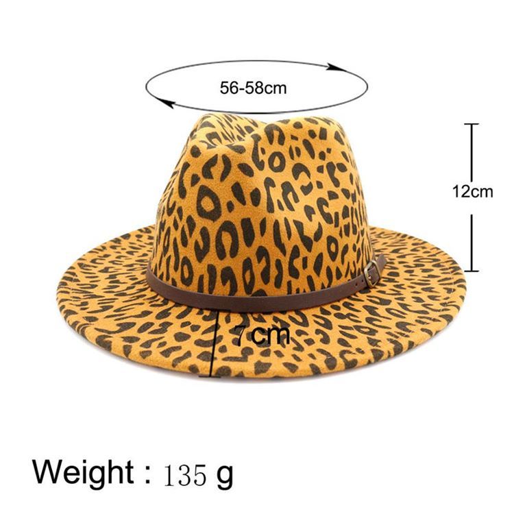 Tryck Mode Leopard Hösthattar