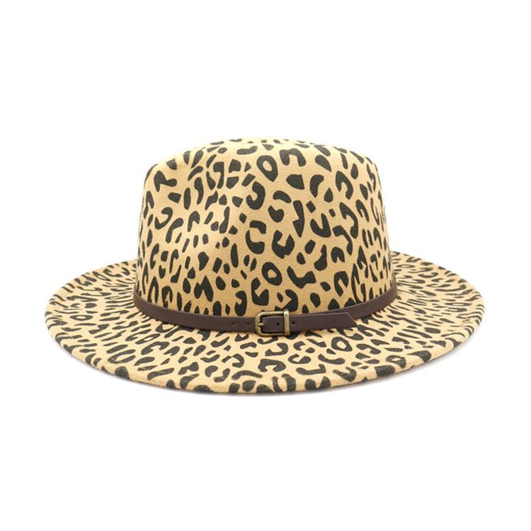 Tryck Mode Leopard Hösthattar
