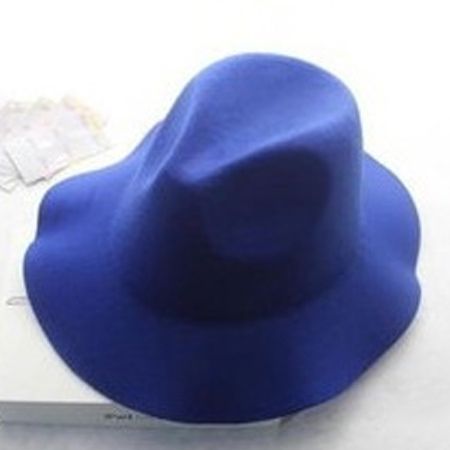 Ullblandningar Fedora Hatt Höst Vanliga Hattar