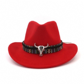 Ullblandningar Justerbar Cowboyhatt