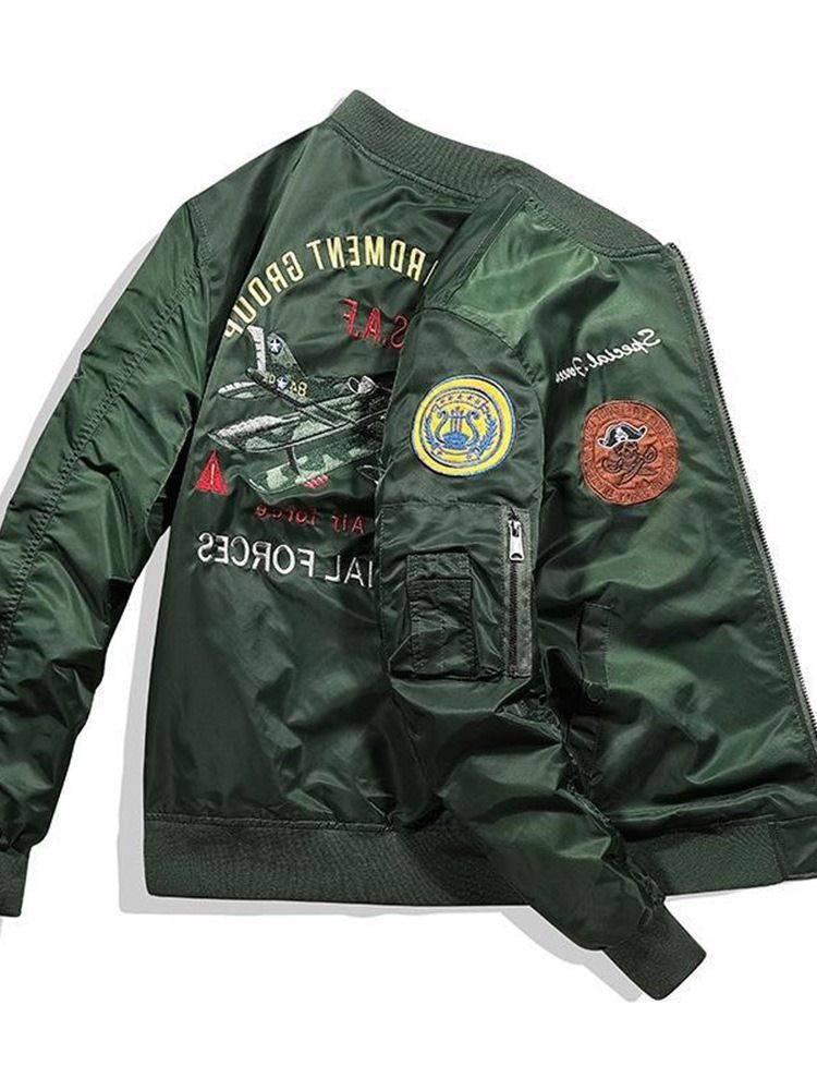 Bokstavstativ Krage Broderi Fall European Jacket