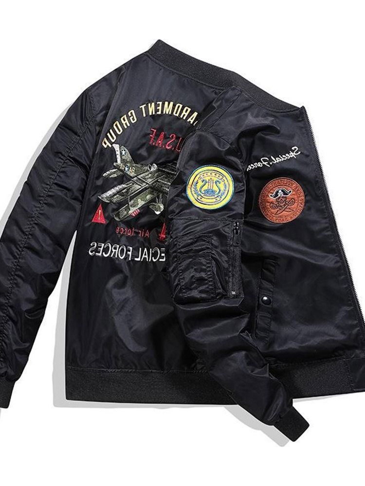 Bokstavstativ Krage Broderi Fall European Jacket