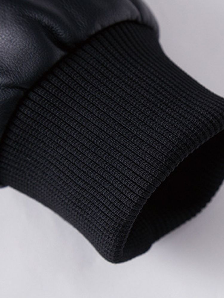 Double-Layer Standard Vinter Vintage Skinnjacka