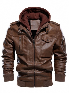 Double-Layer Standard Vinter Vintage Skinnjacka