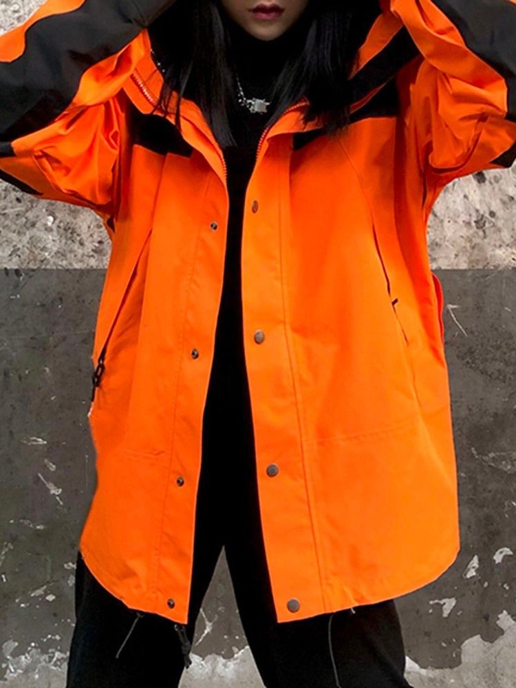 Klättring Patchwork Polyester Unisex Color Block Toppar