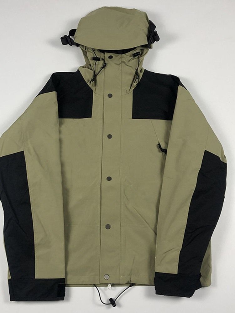 Klättring Patchwork Polyester Unisex Color Block Toppar
