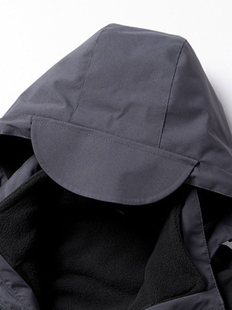 Patchwork Vandring Vindtät Polyester Manliga Tvådelade Kostym Toppar