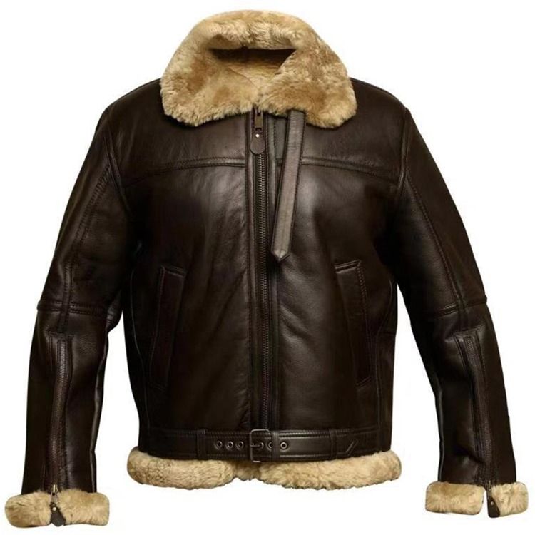 Pocket Lapel Fleece Dragkedja Rak Jacka