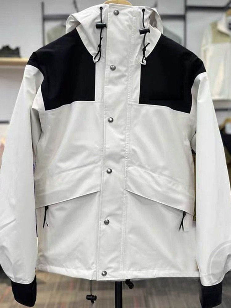 Skidåkning Patchwork Polyester Vattentäta Enkla Unisexöverdelar