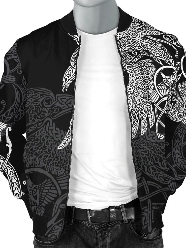 Ståkrage Patchwork Slim Jacka Med Dragkedja