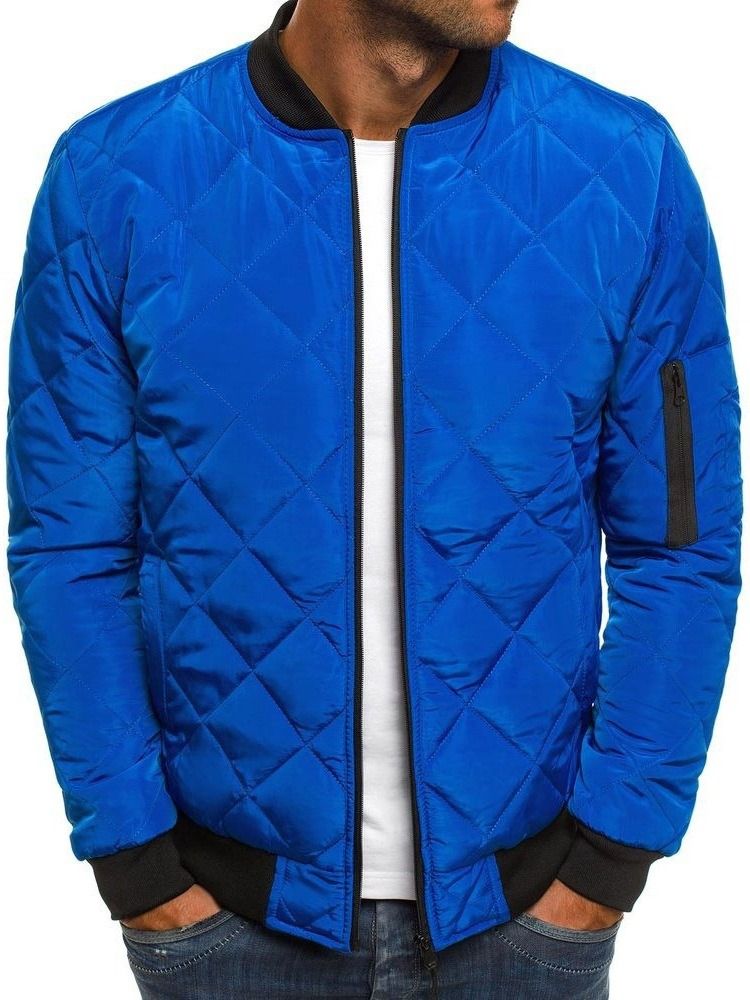 Stativkrage Color Block Standard Dragkedja Dunjacka