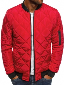 Stativkrage Color Block Standard Dragkedja Dunjacka