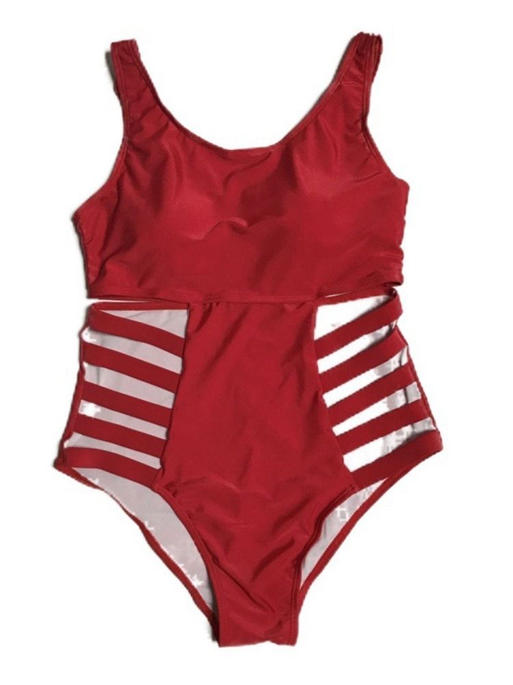 Plus Size Hollow Sexiga Badkläder