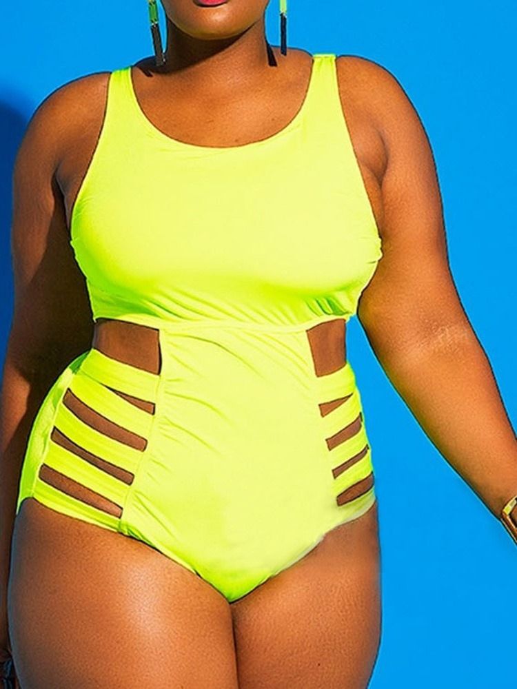 Plus Size Hollow Sexiga Badkläder