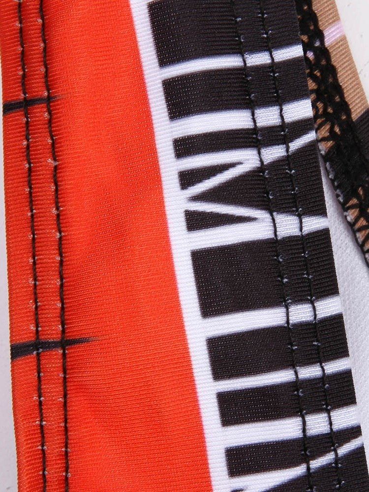 Spaghetti Strap Dashiki African Print Plus Size Badkläder