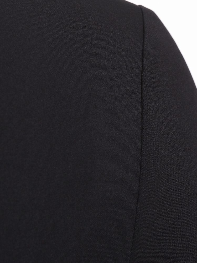 V-Ringad Volang Asymmetrisk Bodycon Klänning