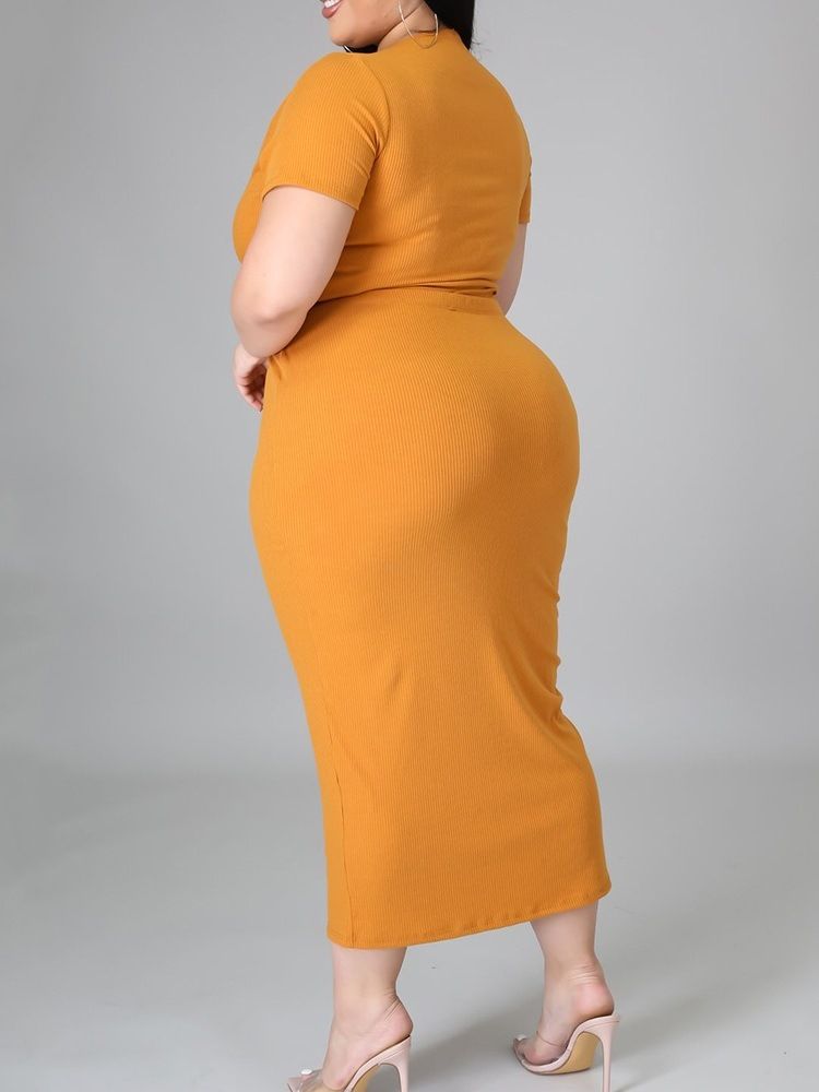 Western Kjol Enkel Bodycon Pullover I Två Delar