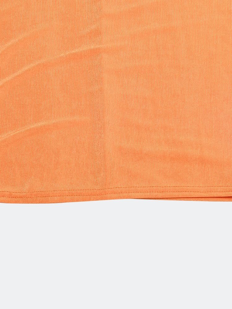 Ärmlös Rundhalsad Mid-Kalf Plain Bodycon-Klänning